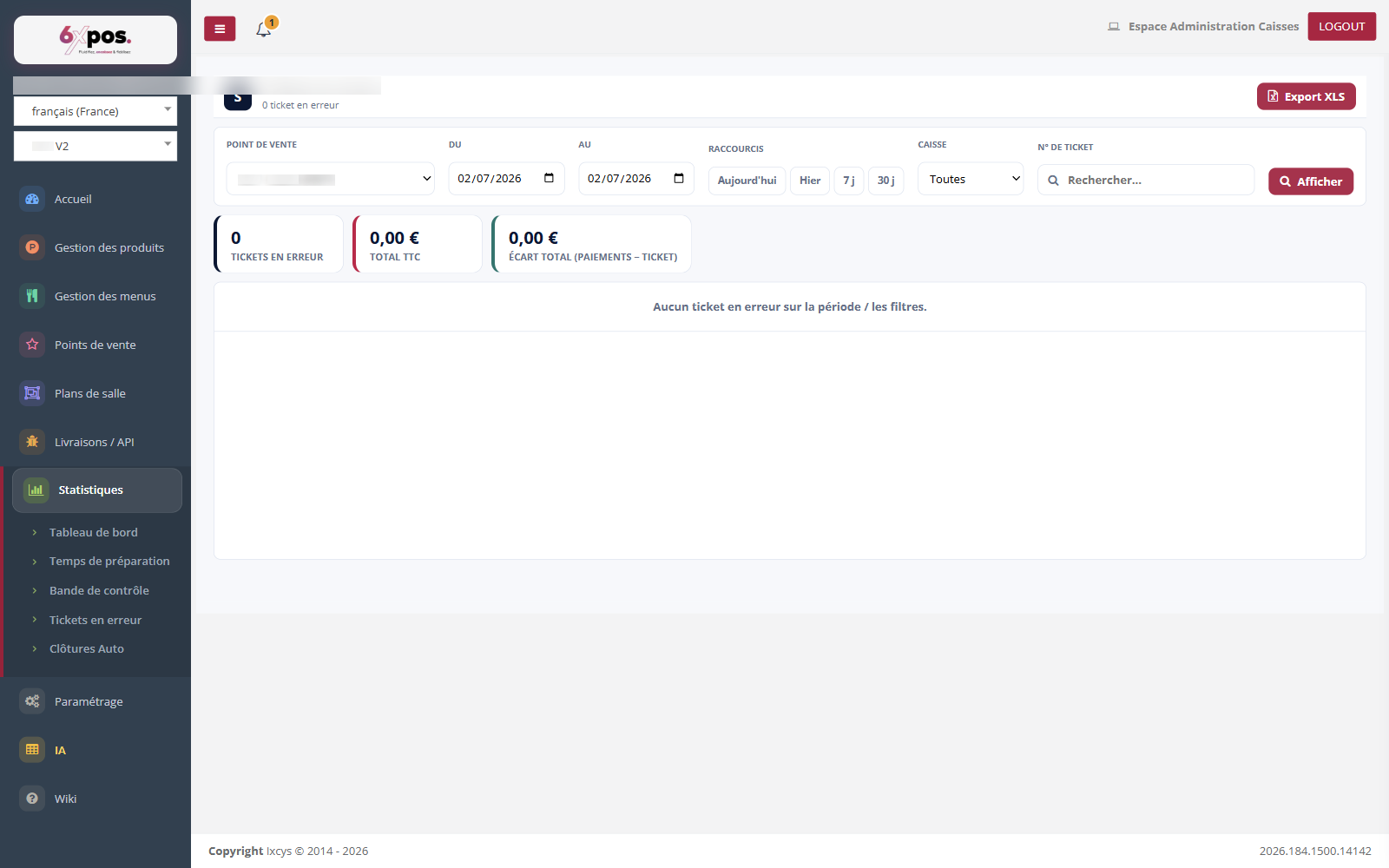 Figure 5 — Le diagnostic des tickets dont la comptabilité ne tombe pas juste.